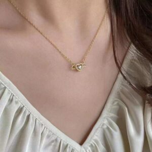 seraph winged charm necklace