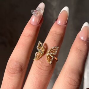 crystal wing wrap ring