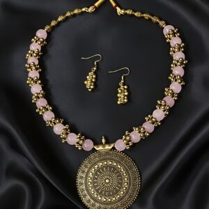 blush mandala charm set