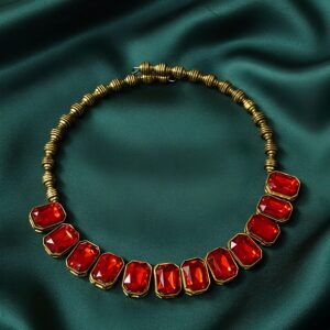 scarlet royale gem necklace
