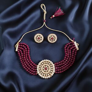chandrika pearl drop set