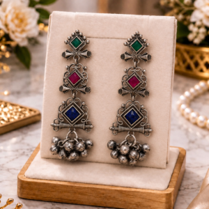 THREE TIER EARRINGS